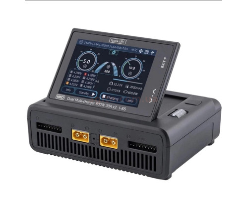 Зарядное устройство ToolkitRC M8D DC 800W x2